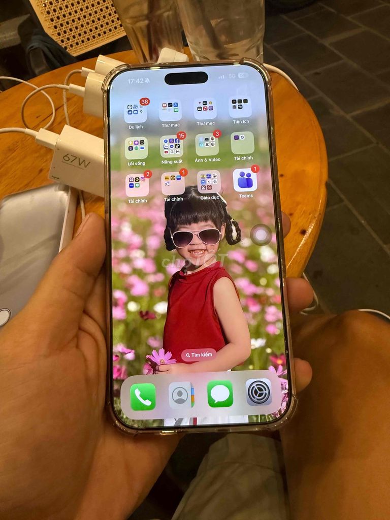 Apple iPhone 16 Pro Max 256GB Vàng. Mua bán Điện thoại tại Huyện Tuy Phước Bình Định được đăng bởi vương  hình 1