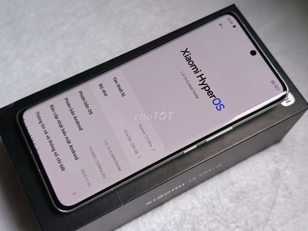 Xiaomi 13 Ultra 12/256 Fullbox QT đẹp nguyên zin. Mua bán Điện thoại tại Quận Bình Tân Tp Hồ Chí Minh được đăng bởi Hiếu hình 1