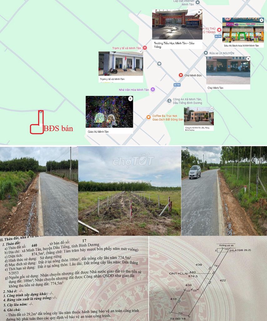 Mặt tiền đường nhựa giá rẻ (gần Bãi Đá Trứng, Bằng Lăng Camping...)