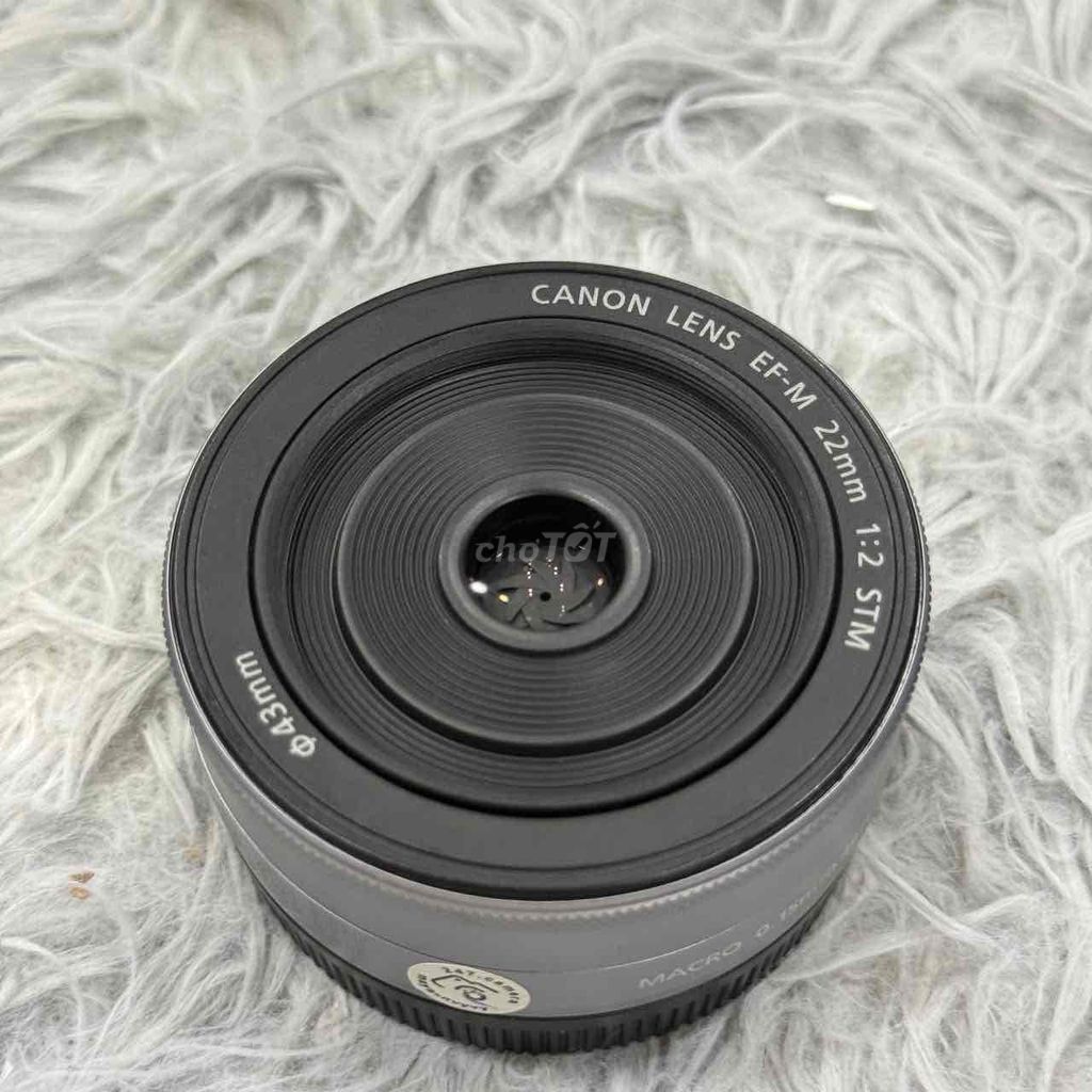 Ống kính Canon EF-M 22mm F2 STM Đen, Bạc. Mua bán Máy ảnh, Máy quay tại Quận 5 Tp Hồ Chí Minh được đăng bởi Phan Thế Phong  hình 1