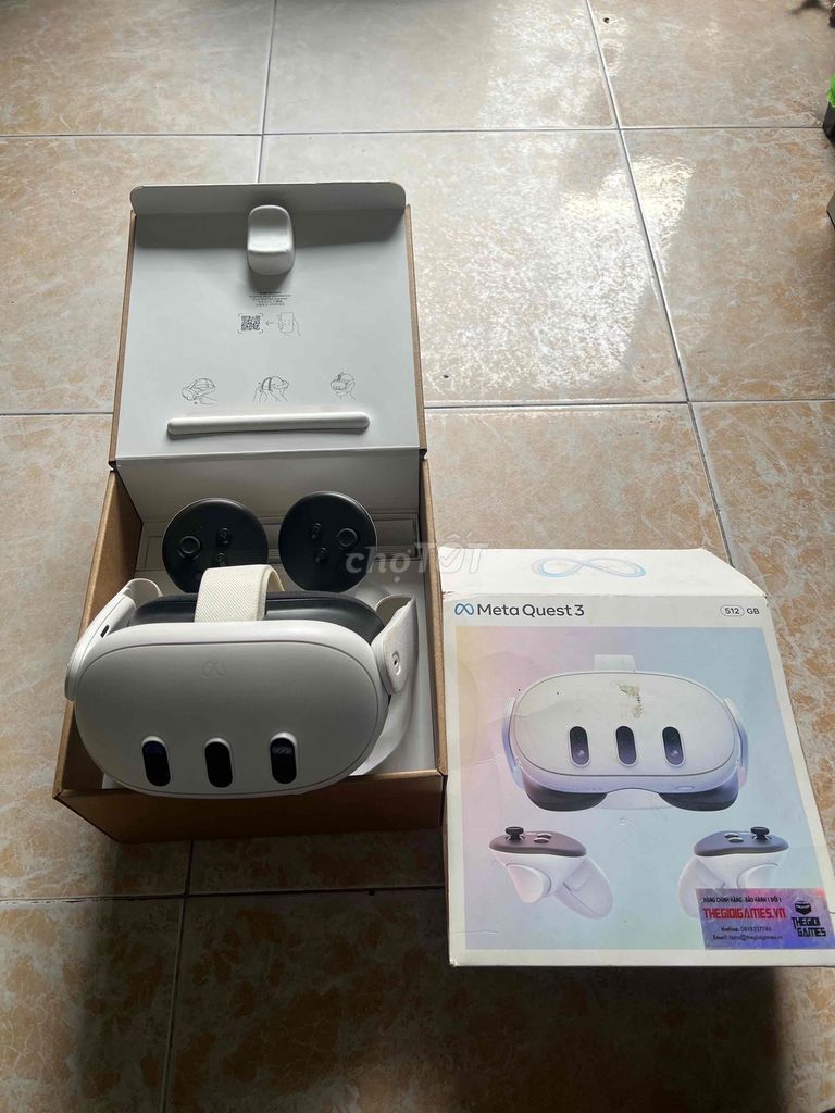 Kính thực tế ảo Meta Quest 3 512GB Trắng. Mua bán Thiết bị chơi game tại Quận 8 Tp Hồ Chí Minh được đăng bởi Dương  hình 1