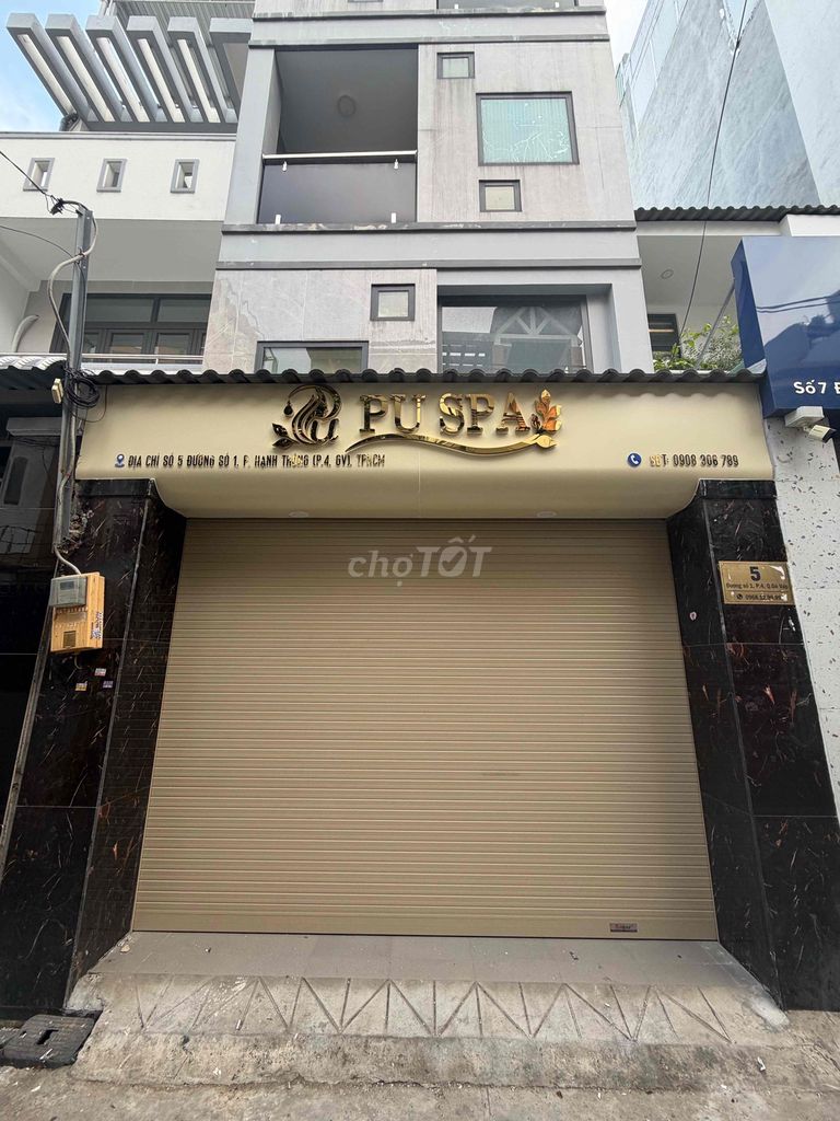 CHO THUÊ HOẶC HỢP TÁC KINH DOANH SPA MỚI ĐẦU TƯ – GÒ VẤP