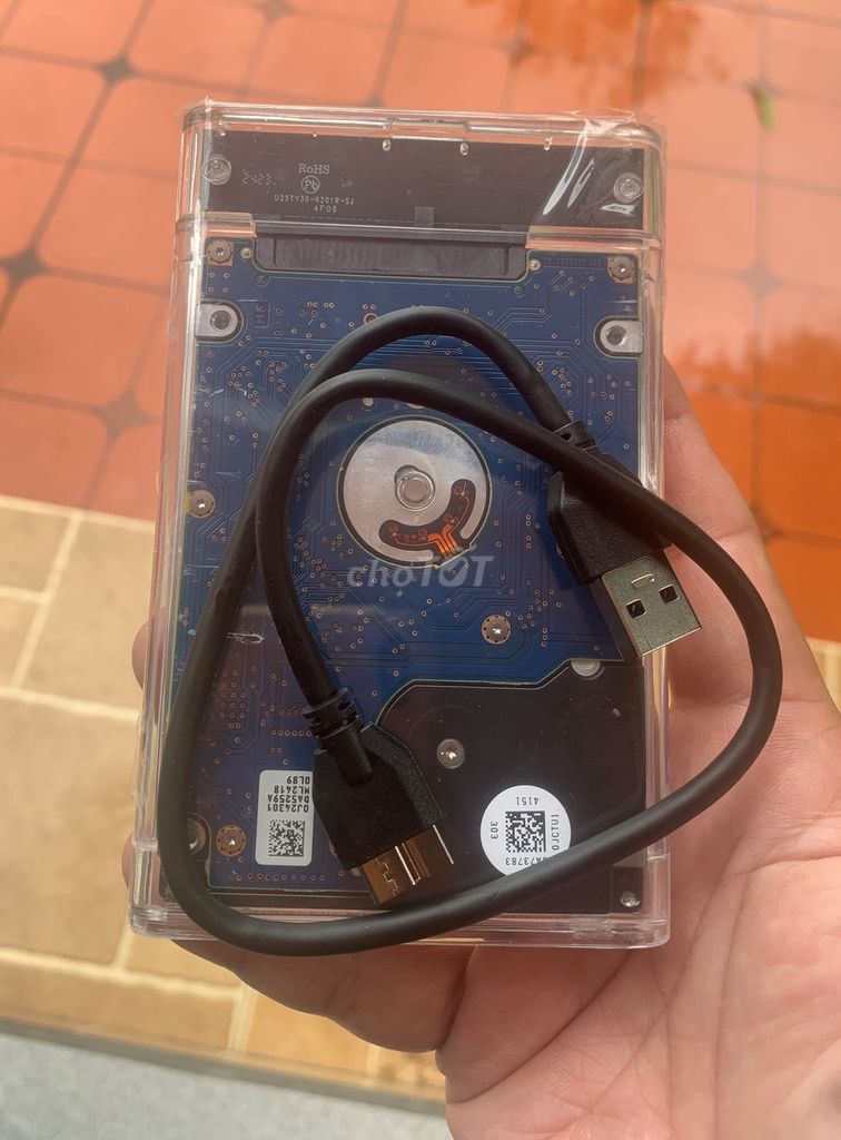 Ổ cứng di động 750GB Trắng trong suốt . Mua bán Phụ kiện (Màn hình, Chuột...) tại Quận Tây Hồ Hà Nội được đăng bởi MayTinhGiaReHaNoi hình 1