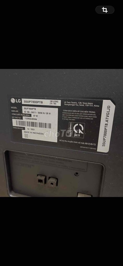 Tivi LG 55UP7800PTB Indonesia. Mua bán Tivi, Âm thanh tại Thị xã Phước Long Bình Phước được đăng bởi Chí Vỹ hình 1