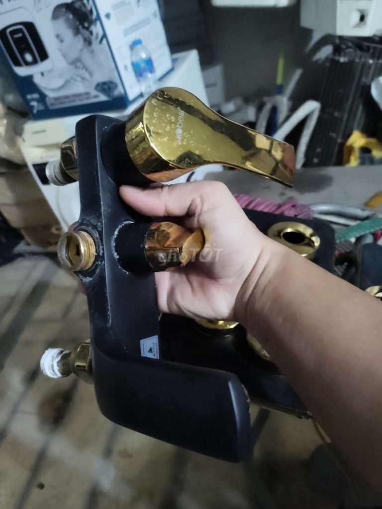 Bộ sen cây Kobesi Đen vàng. Mua bán Thiết bị vệ sinh, nhà tắm tại Huyện An Dương Hải Phòng được đăng bởi Trung Stark hình 1