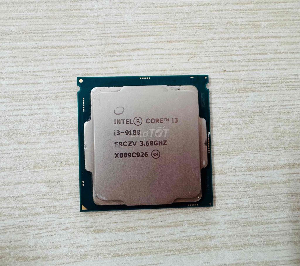 CPU Intel Core i3-9100 3.60GHz. Mua bán Linh kiện (RAM, Card...) tại Quận 12 Tp Hồ Chí Minh được đăng bởi Anh Tuan hình 1