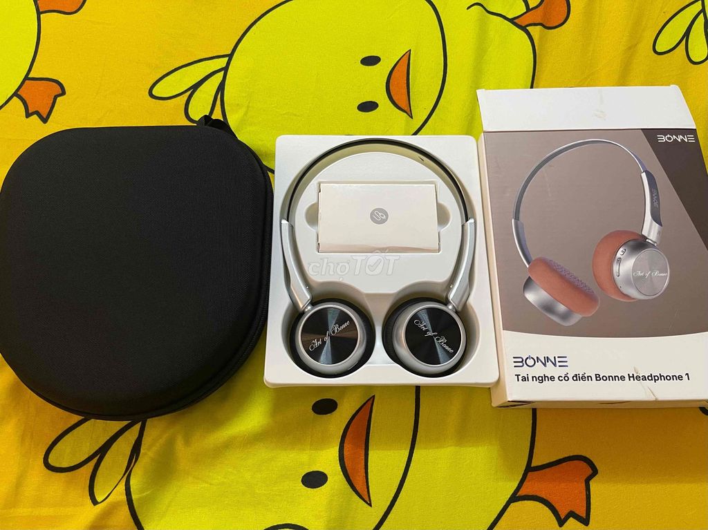 Tai nghe BONNE Headphone 1 Đen bạc. Mua bán Tivi, Âm thanh tại Quận 7 Tp Hồ Chí Minh được đăng bởi Đức Trọng hình 1