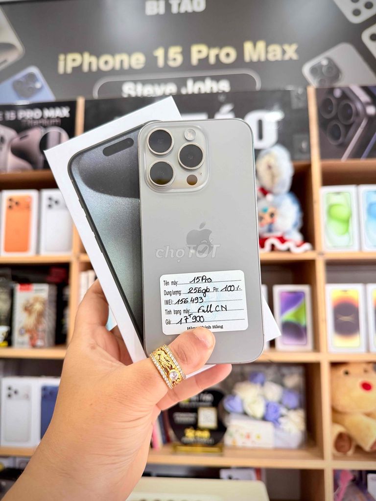 Apple iPhone 15 Pro 256GB Natural. Mua bán Điện thoại tại Thành phố Long Xuyên An Giang được đăng bởi Bi Táo Store hình 1