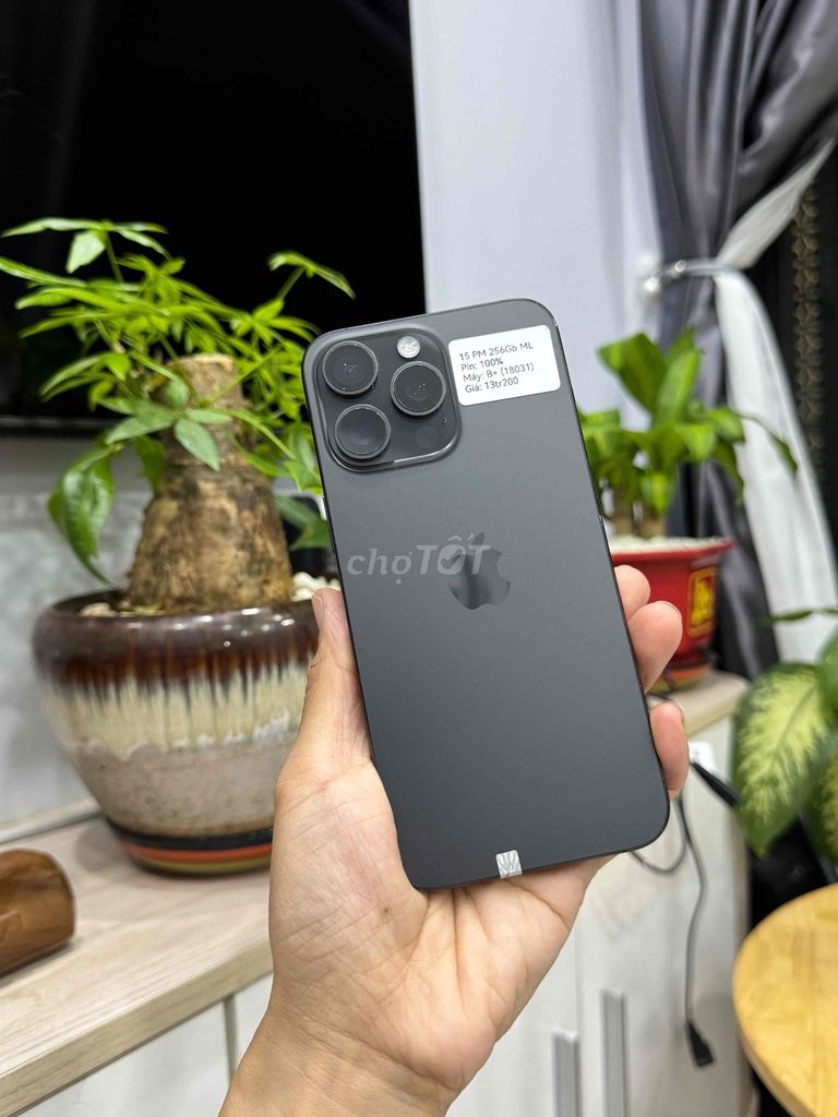 iPhone 15 Pro Max 256G QT Đen P100 Màn Oled 120hz. Mua bán Điện thoại tại Huyện Hóc Môn Tp Hồ Chí Minh được đăng bởi Nguyễn Thu hình 1