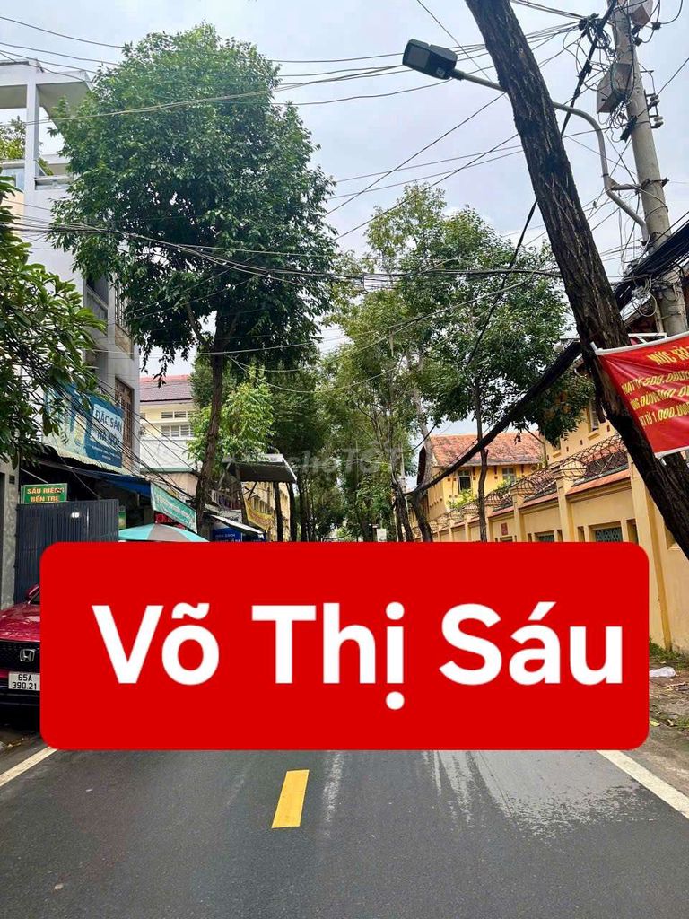 NHÀ 3 TẦNG + THANG MÁY - MẶT TIỀN VÕ THỊ SÁU