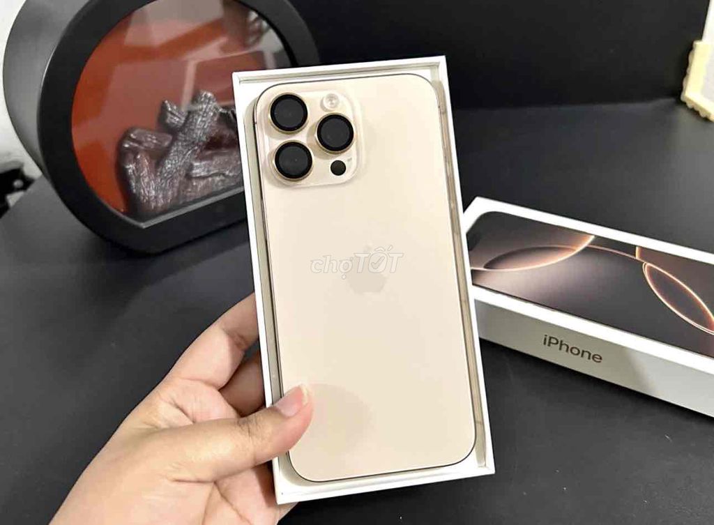 iPhone 16 Pro Max 512GB Gold FULLBOX BH APPLE 2026. Mua bán Điện thoại tại Quận Hà Đông Hà Nội được đăng bởi iStock Hà Nội Zin Đẹp Chất hình 1