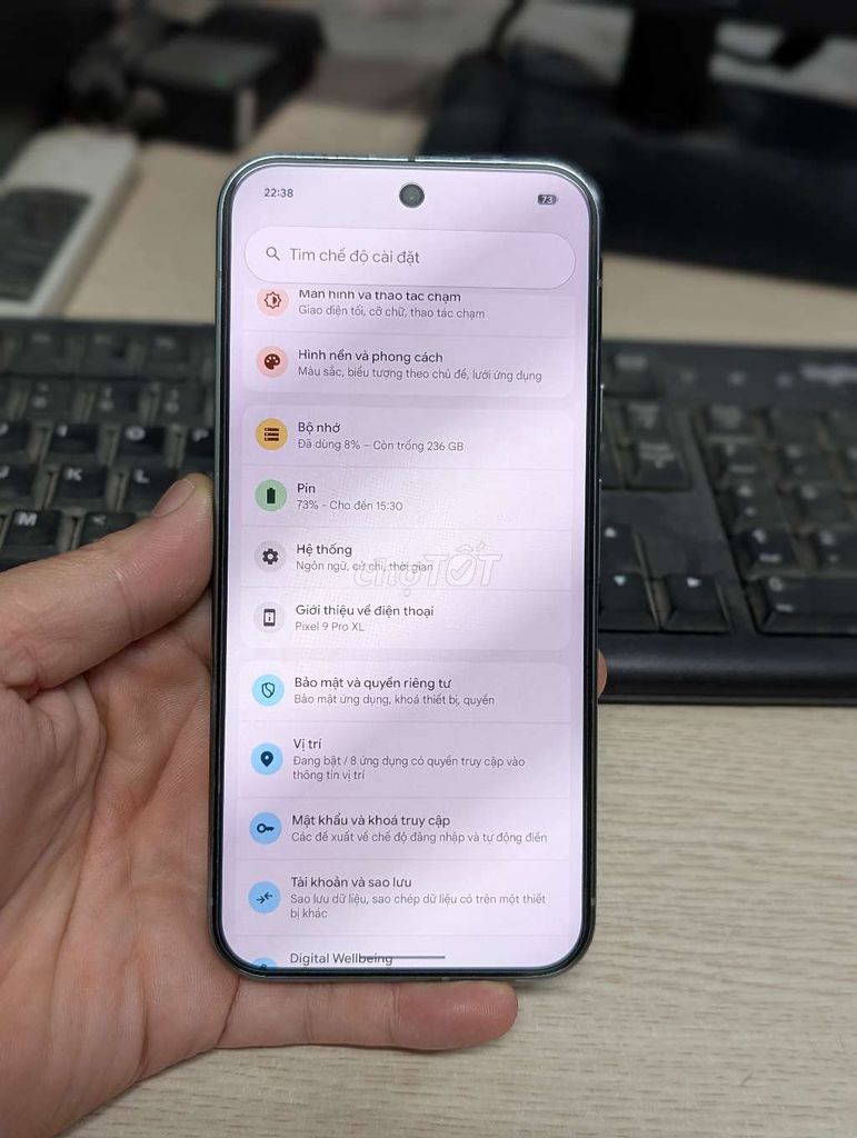 Google Pixel 9 Pro XL 256GB Xám. Mua bán Điện thoại tại Quận Hai Bà Trưng Hà Nội được đăng bởi Quốc Bảo hình 1
