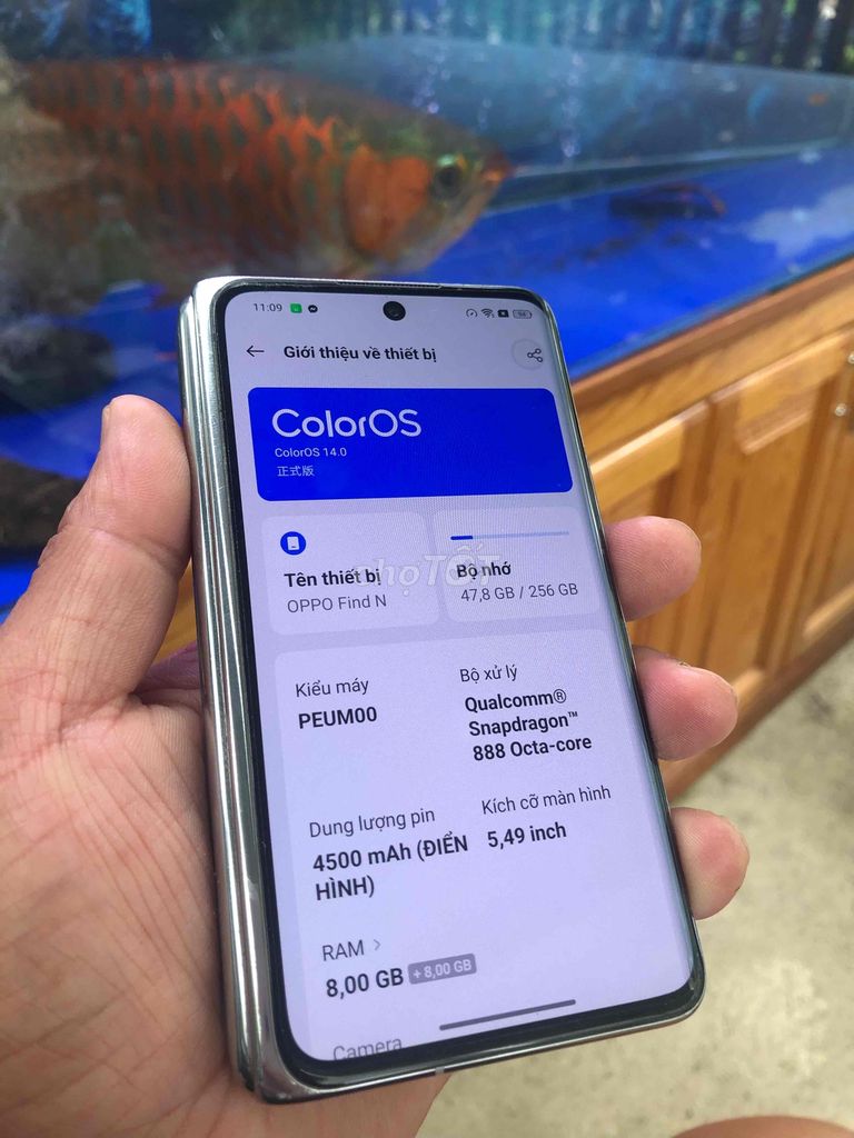 OPPO Find N 256GB Trắng. Mua bán Điện thoại tại Thành phố Đà Lạt Lâm Đồng được đăng bởi Đình Hải hình 1