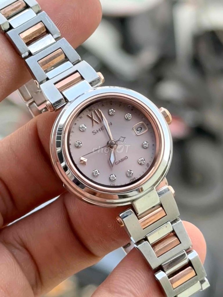 Đồng hồ Casio Sheen Nữ Thép không gỉ. Mua bán Đồng hồ tại Thành phố Qui Nhơn Bình Định được đăng bởi Nguyễn Quốc Cường hình 1