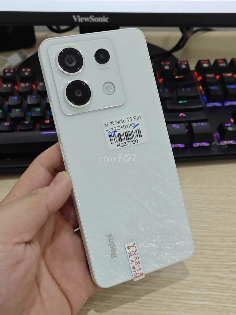Xiaomi Redmi Note 13 Pro 5G 512GB Trắng. Mua bán Điện thoại tại Quận Ba Đình Hà Nội được đăng bởi Android Top hình 1