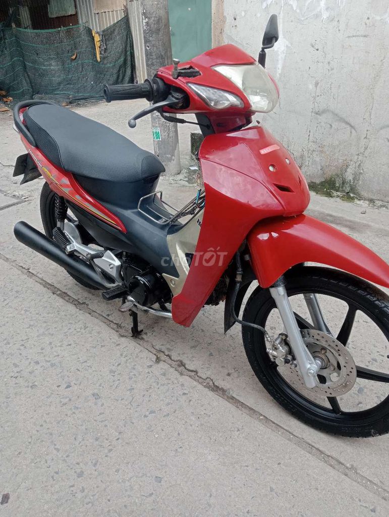 Мопед Honda Wave Alpha красный
