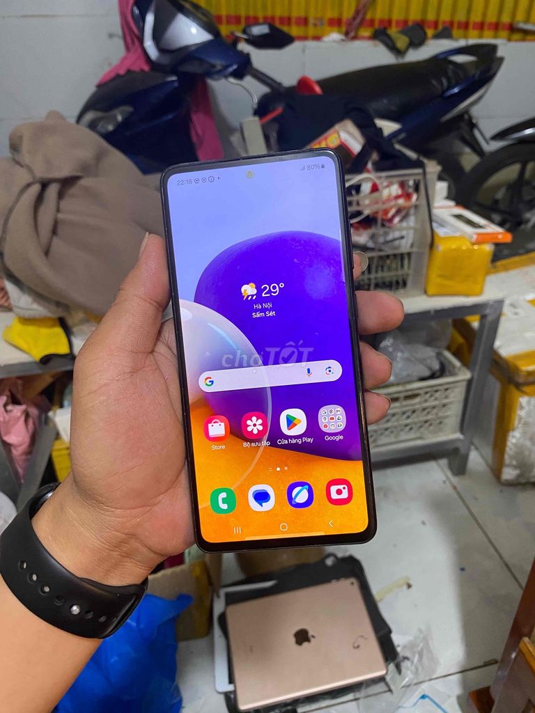 Samsung A72 8GB/256GB Đen. Mua bán Điện thoại tại Thành phố Vị Thanh Hậu Giang được đăng bởi Hau mobile hình 1