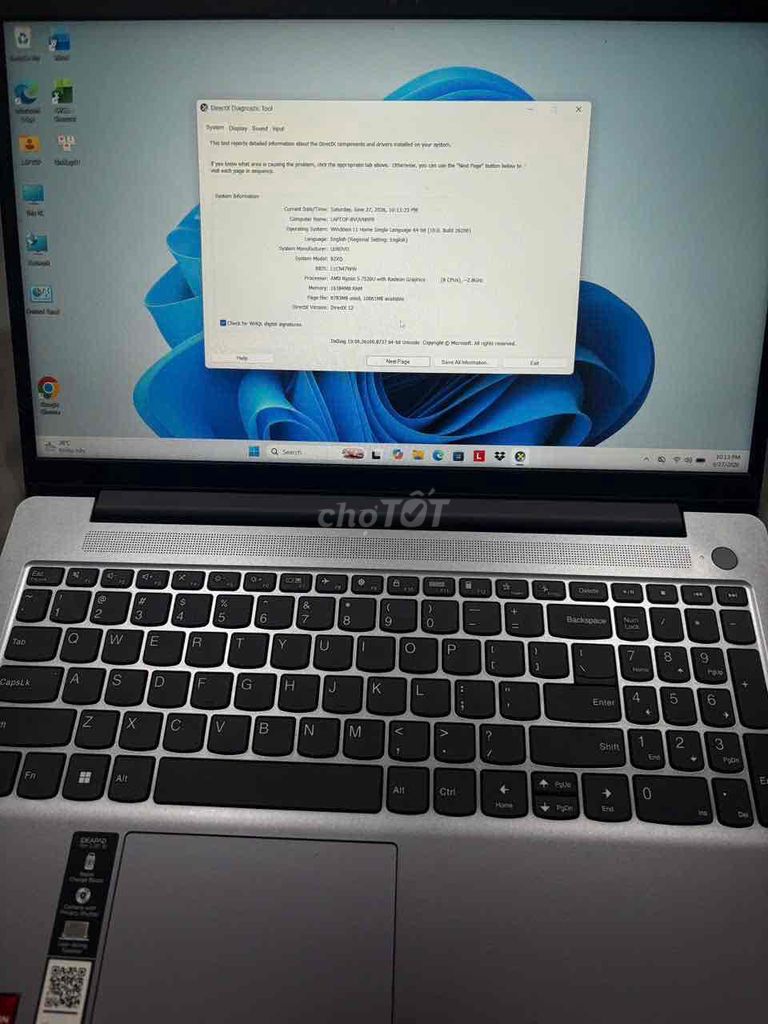 Lenovo Ideapad Slim 3 R5 7520U 16GB/512GB. Mua bán Laptop tại Huyện Gò Dầu Tây Ninh được đăng bởi Trần Tân hình 1