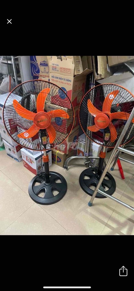 Quạt đứng Nasuki Cam Đen Mới. Mua bán Quạt tại Quận Hải Châu Đà Nẵng được đăng bởi nguyễn văn phúc hình 1