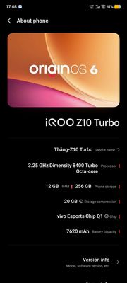 Vivo iQOO Z10 Turbo