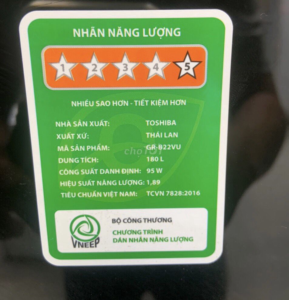 Tủ lạnh Toshiba Inverter 180 lít GR-B22VU UKG new. Mua bán Tủ lạnh tại Quận Gò Vấp Tp Hồ Chí Minh được đăng bởi Điện Máy Giá Kho Miền Nam hình 3
