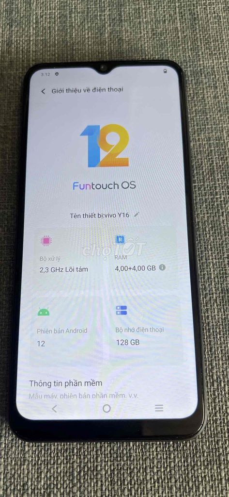 Vivo Y16 128GB Đen. Mua bán Điện thoại tại Huyện Long Thành Đồng Nai được đăng bởi Hoàng Phi Hồng  hình 1