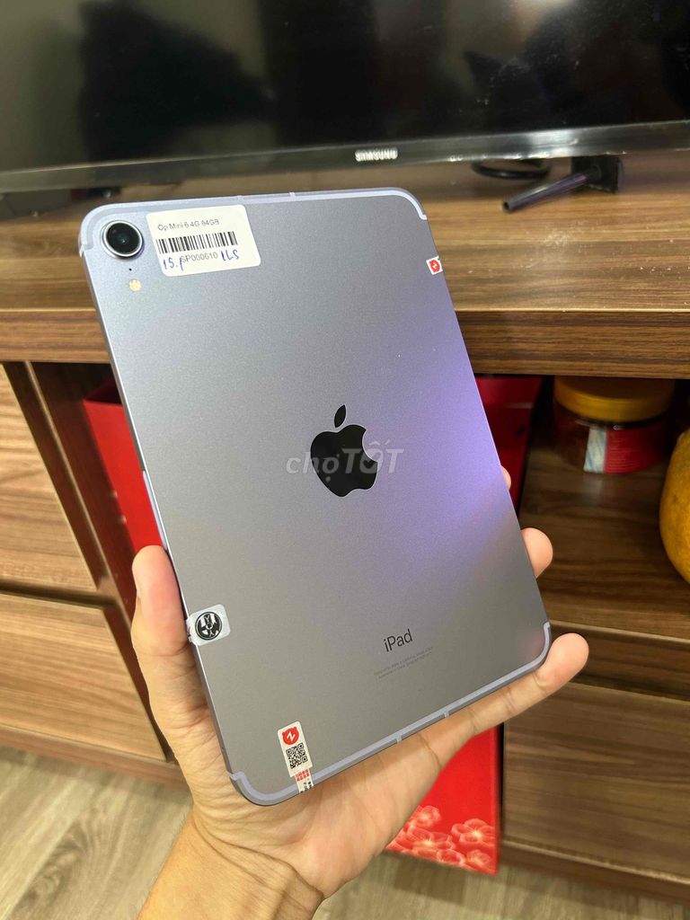 iPad Mini 6 64 5G Tím - Mới Kích Chưa dùng - 1Ls. Mua bán Máy tính bảng tại Quận Đống Đa Hà Nội được đăng bởi Hoàng Điển Trai Long hình 1