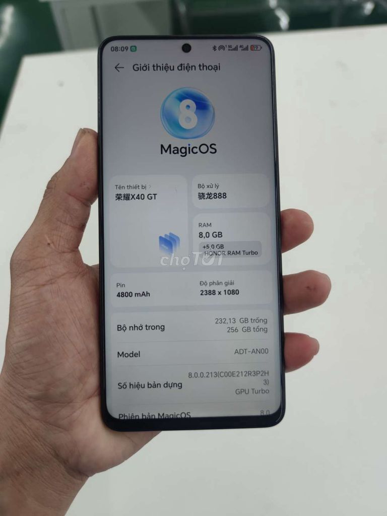 Honor X40 GT 256GB Bạc. Mua bán Điện thoại tại Thành phố Thủ Đức Tp Hồ Chí Minh được đăng bởi hoàng thạch hình 1