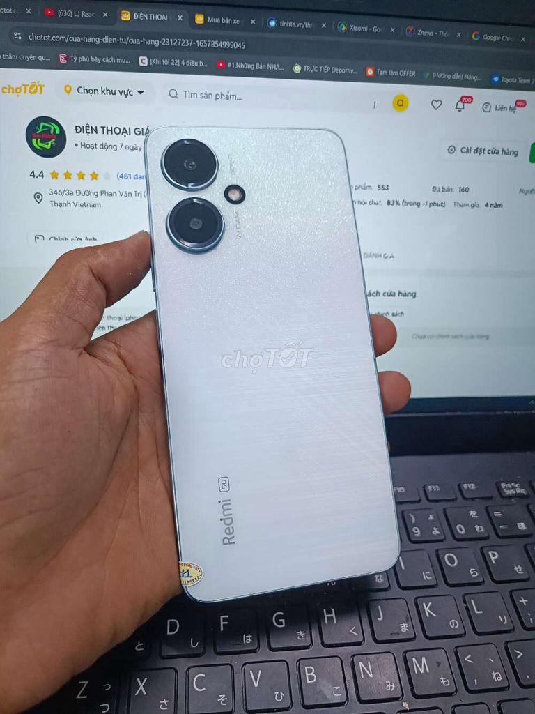 Xiaomi Redmi 13C 8GB/256GB Pin 5000 FULL CN Đẹp. Mua bán Điện thoại tại Quận Bình Thạnh Tp Hồ Chí Minh được đăng bởi Dân Mobile hình 1