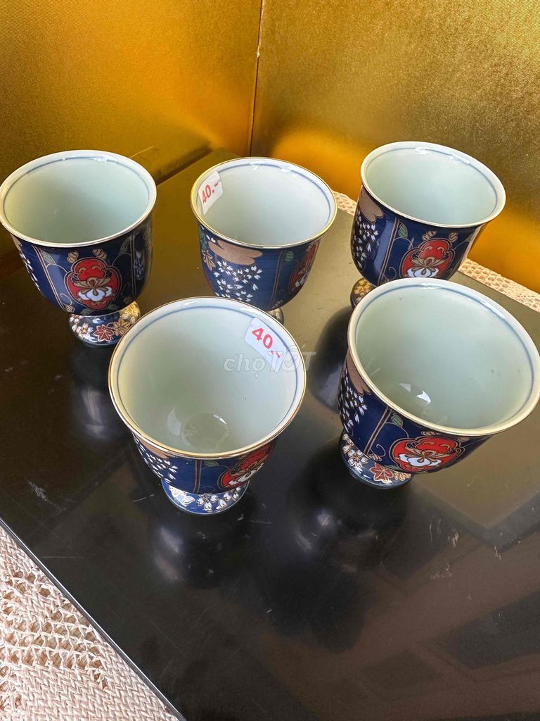 Ly gốm sứ Arita-yaki Nhật Bản Xanh đậm Mới. Mua bán Dụng cụ nhà bếp tại Thành phố Biên Hòa Đồng Nai được đăng bởi đặng quang tuyến hình 1