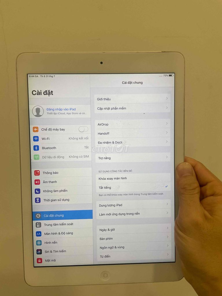 Apple iPad Bạc Mới. Mua bán Máy tính bảng tại Thị xã Bến Cát Bình Dương được đăng bởi Thành Đông hình 1