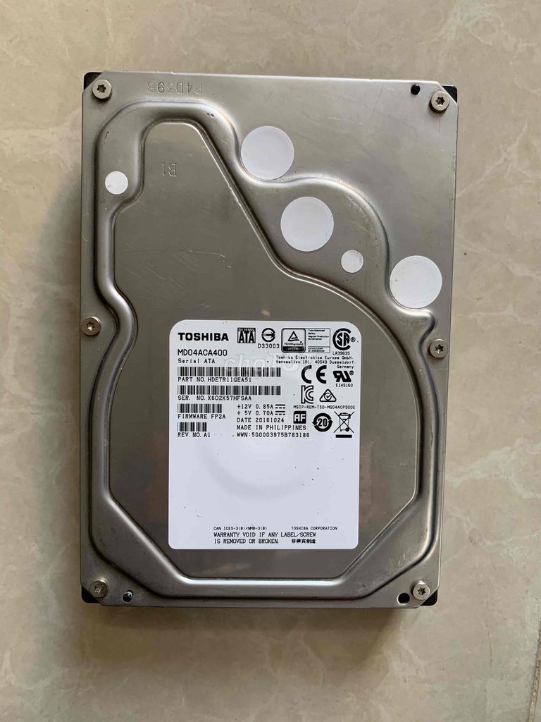 ổ cứng pc toshiba 4tb sk100% ZIN