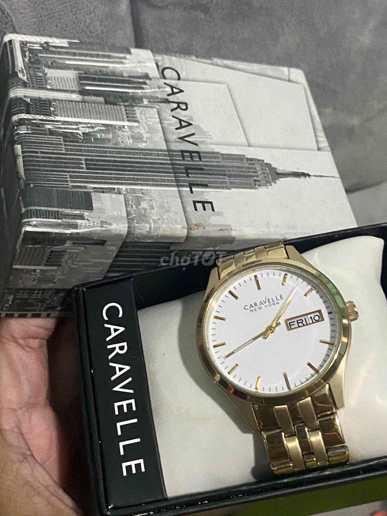 đồng hồ caravelle chính hãng 44c106 chưa đeo