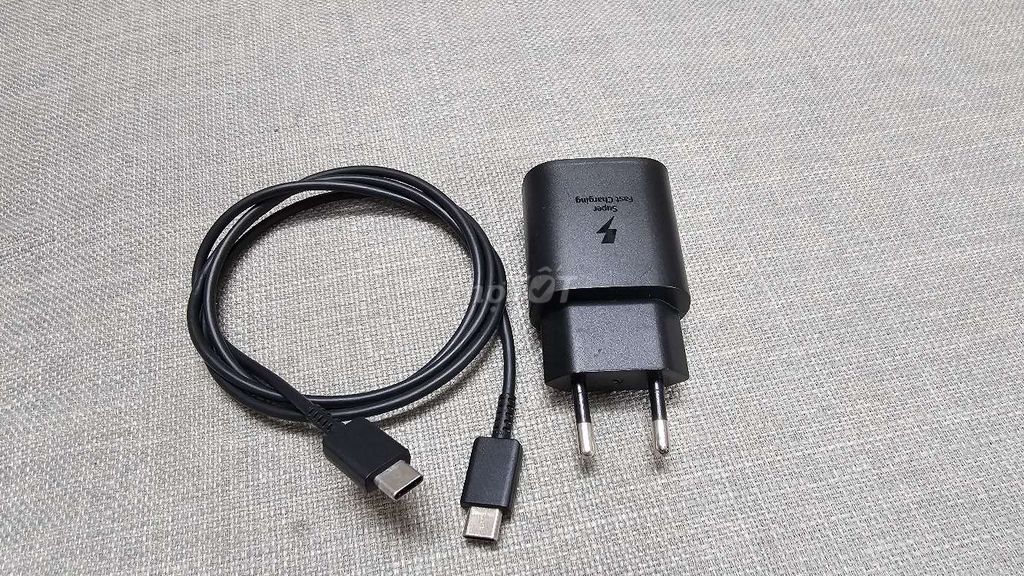 Củ sạc nhanh 25W và dây sạc zin Samsung