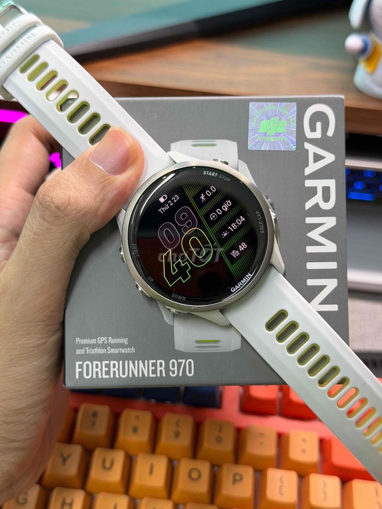 Garmin Forerunner 970 Trắng 99%. Mua bán Thiết bị đeo thông minh tại Quận Tân Bình Tp Hồ Chí Minh được đăng bởi Niên Hoàng hình 1