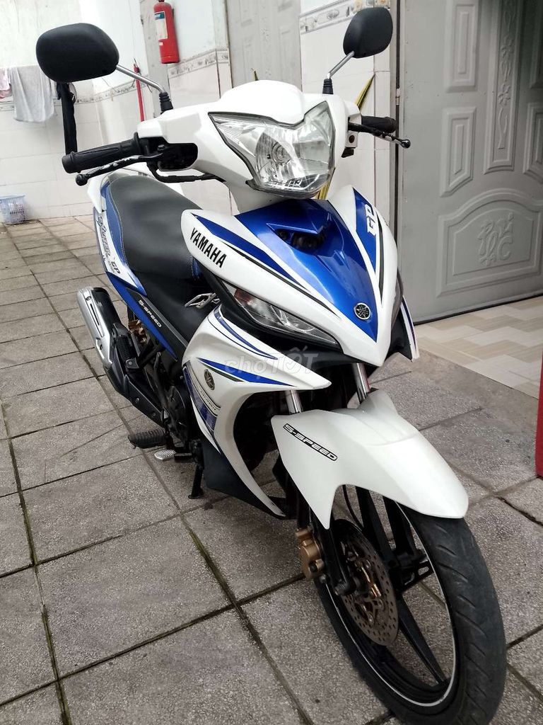 Yamaha Exciter 2014 Trắng Xanh. Mua bán Xe máy tại Thị xã Tân Uyên Bình Dương được đăng bởi Phan Tam hình 1