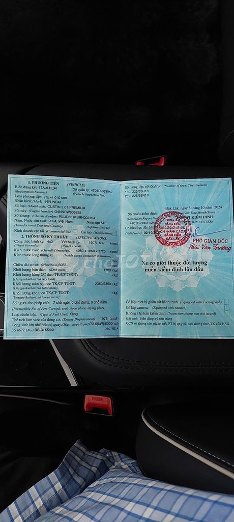 Hyundai Custin 2.0T 2024, đen, đã sử dụng.. Mua bán Ô tô tại Thành phố Buôn Ma Thuột Đắk Lắk được đăng bởi Lê Xuân Sơn hình 1