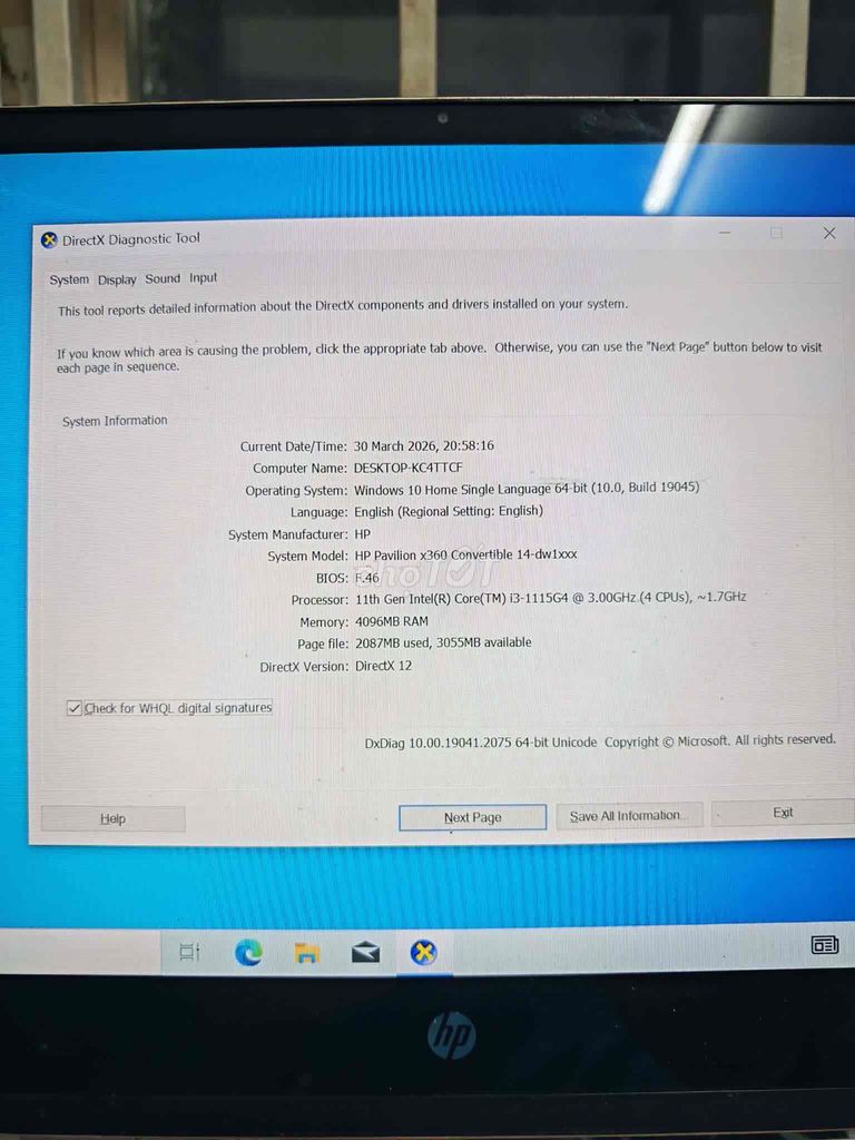HP Pavilion x360 i3 8GB/500GB SSD. Mua bán Laptop tại Quận Gò Vấp Tp Hồ Chí Minh được đăng bởi tui là dân gò vấp hình 1