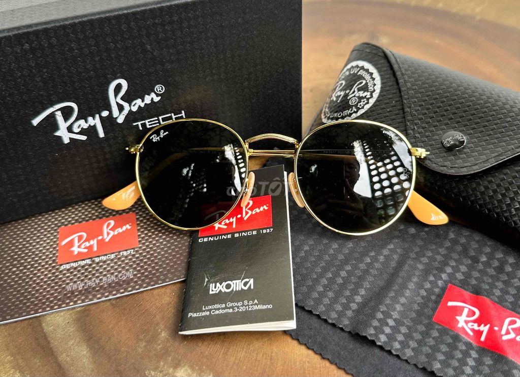 kính Rayban R CE RB3447 Round Metal.likenew.0000