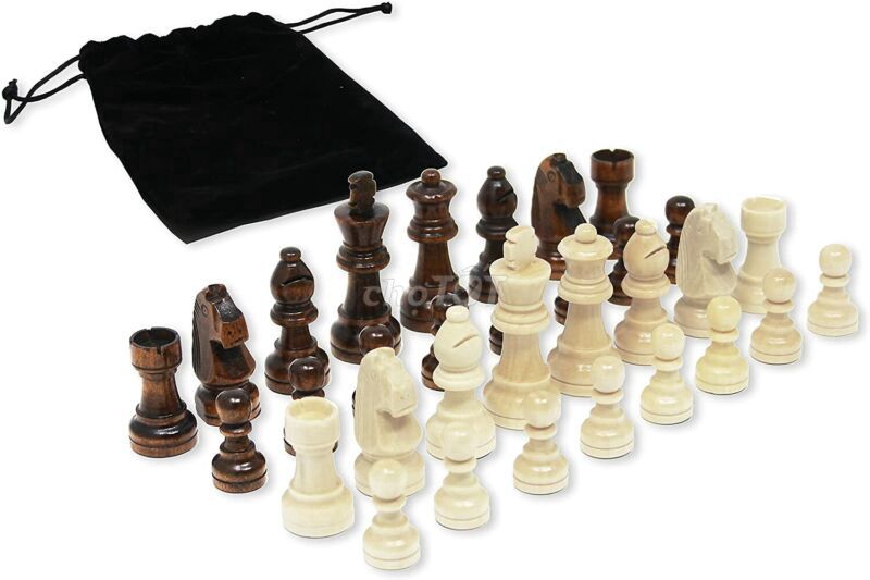 Bộ cờ Chess DA VINCI Staunton Wood Chess 32