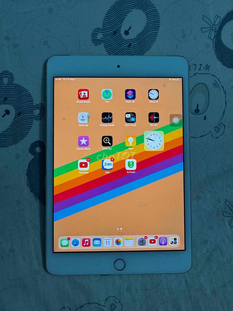Apple iPad mini 4 128GB Bạc. Mua bán Máy tính bảng tại Thị xã Bến Cát Bình Dương được đăng bởi Bình hình 1