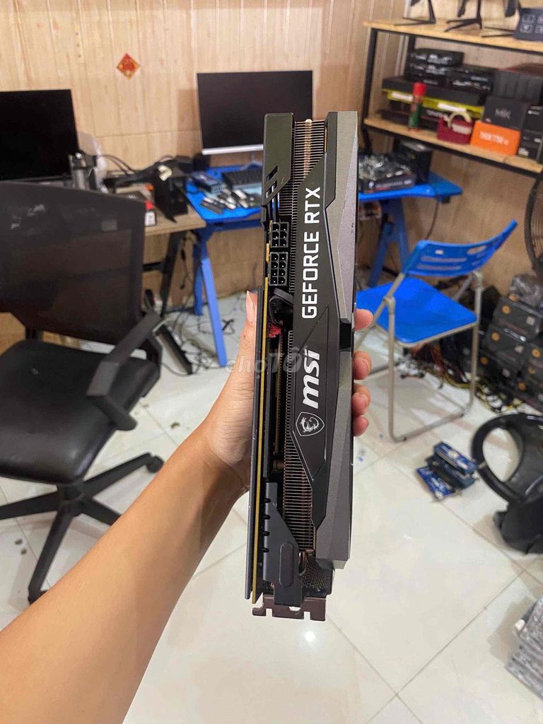 Card đồ họa MSI RTX 3060 12G Gaming X. Mua bán Linh kiện (RAM, Card...) tại Huyện Hòa Thành Tây Ninh được đăng bởi Trung Tâm Máy Tính GK GAMMING hình 1