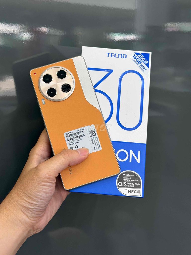 Tecno Camon 30 8/256GB Cam VN Fullbox đẹp Bh dài. Mua bán Điện thoại tại Quận Ninh Kiều Cần Thơ được đăng bởi Quý Mobile Cần thơ hình 1