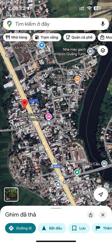 cần tiền bán gấp lô mặt tiền quốc lộ 1a. Mua bán đất tại Huyện Hòa Vang Đà Nẵng được đăng bởi Minh hình 2