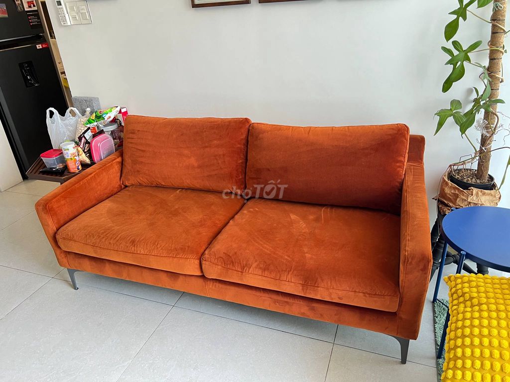Thanh lý sofa 2 chỗ Astha Rust 1m75 - hiệu Chổi Xể. Mua bán Bàn ghế tại Thành phố Thủ Đức Tp Hồ Chí Minh được đăng bởi anhduyvodinh hình 3