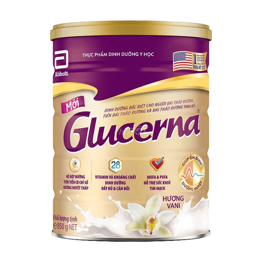 Sữa bột Abbott Glucerna Vani 850g. Mua bán Đồ ăn, thực phẩm và các loại khác tại Thành phố Bến Tre Bến Tre được đăng bởi Siêu Thị Sữa Bé hình 1