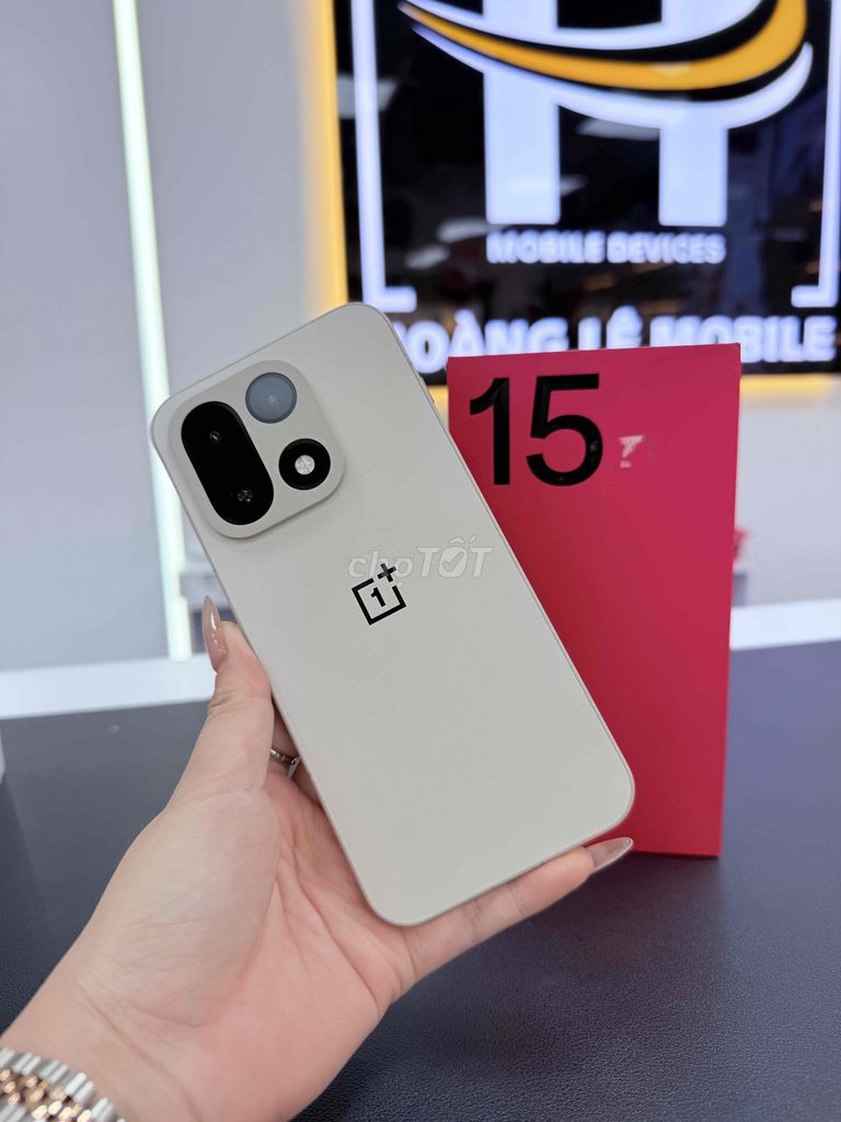 ONEPLUS 15-BẢN 12/256G-FullBox-Màu Gold-Lưng Nhám. Mua bán Điện thoại tại Thành phố Biên Hòa Đồng Nai được đăng bởi Mobile Di Động Biên Hoà hình 1