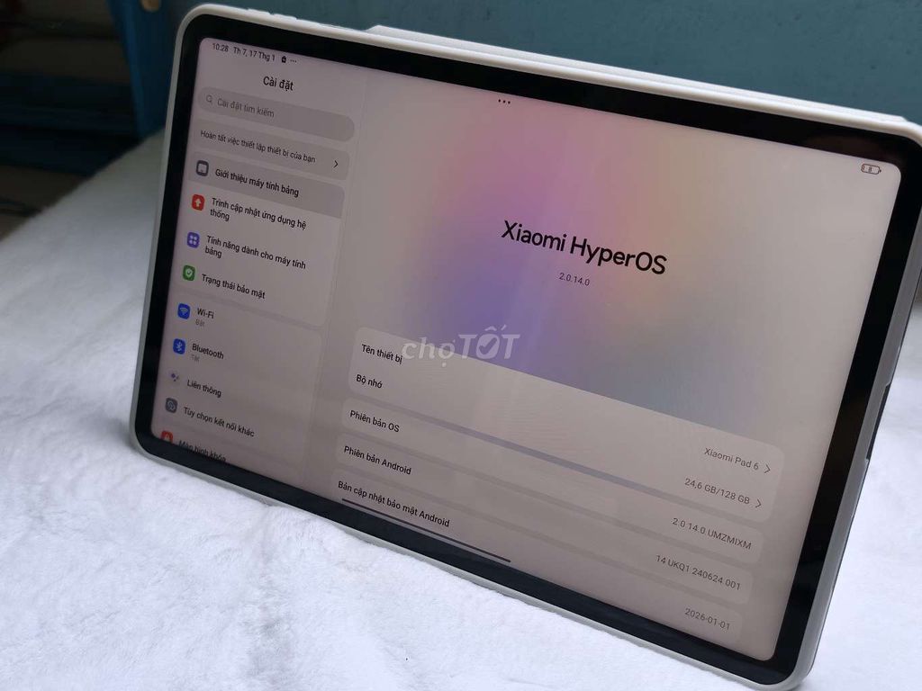 Xiaomi Pad 6 8GB/128GB Trắng. Mua bán Máy tính bảng tại Quận Bình Tân Tp Hồ Chí Minh được đăng bởi Hiếu hình 1