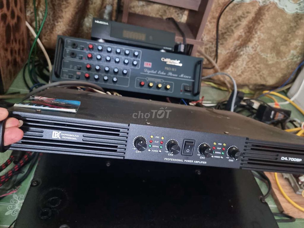 Cục đẩy 4 kênh DKPROSOUND D4.700SP Đen Như mới. Mua bán Tivi, Âm thanh tại Huyện An Lão Hải Phòng được đăng bởi ....... hình 1