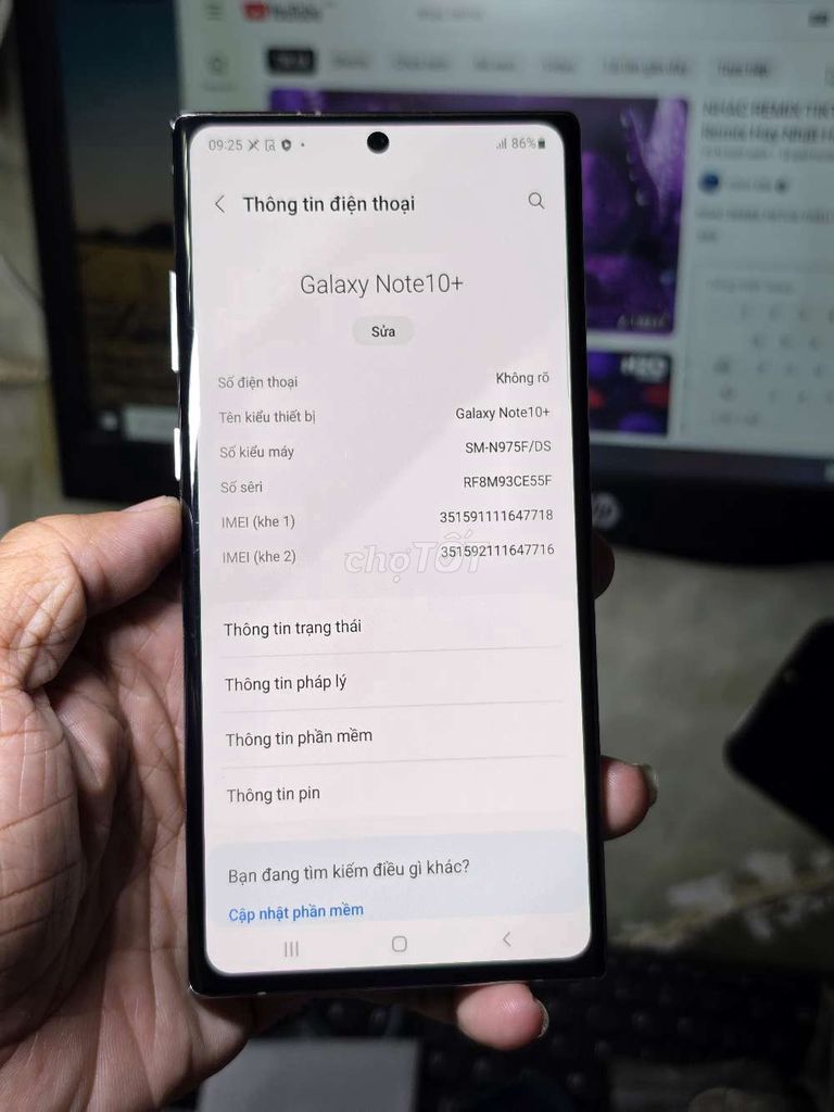 Galaxy Note 10+ 5G 256GB giá rẻ đẹp 99%. Mua bán Điện thoại tại Quận 8 Tp Hồ Chí Minh được đăng bởi Thiên Hòa mobile  hình 1